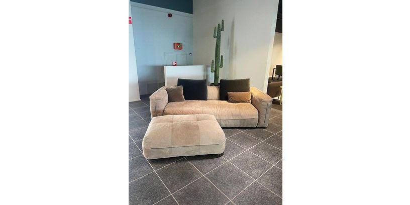 (Showroommodel) Rolf Benz Bank Moyo 4-Zits B.grijs