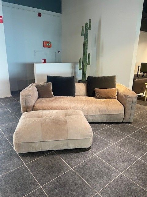 (Showroommodel) Rolf Benz Bank Moyo 4-Zits B.grijs