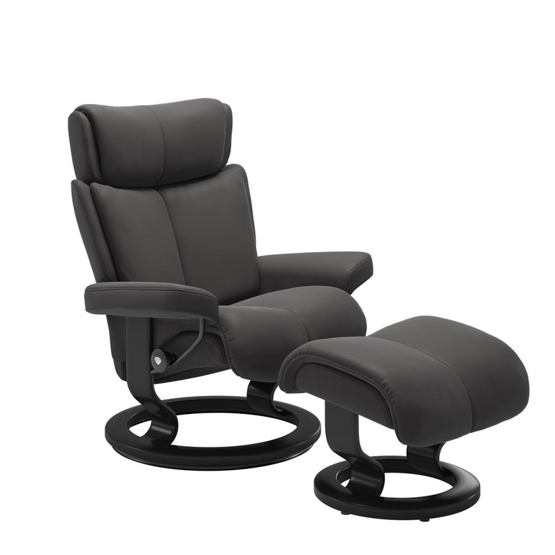 Stressless Fauteuil + Hocker Magic Large Rock