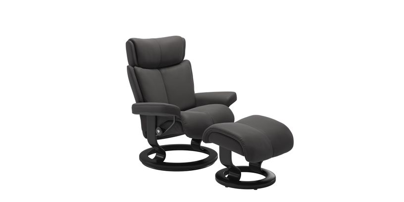 Stressless Fauteuil + Hocker Magic Large Rock