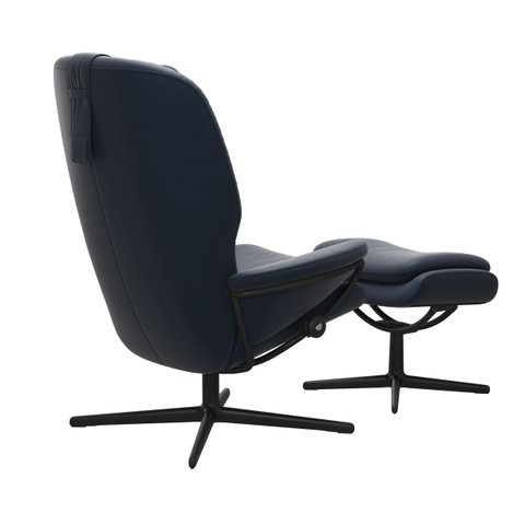 (Showroommodel)Stressless Fauteuil+Hocker Rome
