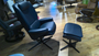 (Showroommodel)Stressless Fauteuil+Hocker Rome