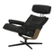 Stressless Relaxfauteuil Erik + Hocker Zwart L