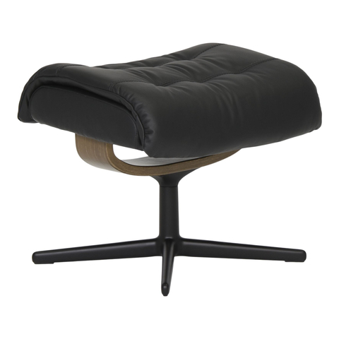 Stressless Relaxfauteuil Erik + Hocker Zwart L