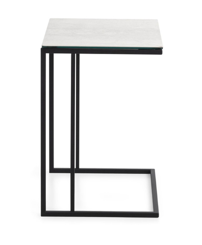 Montel Bijzettafel Edge Bianco