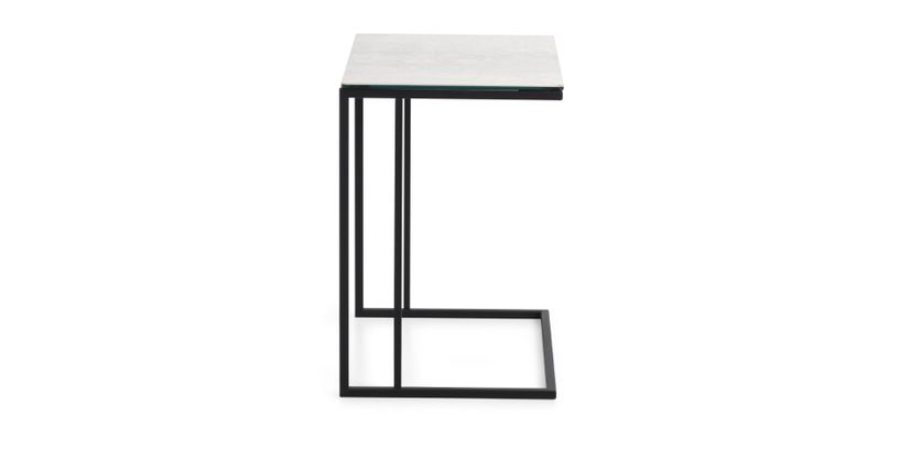 Montel Bijzettafel Edge Bianco