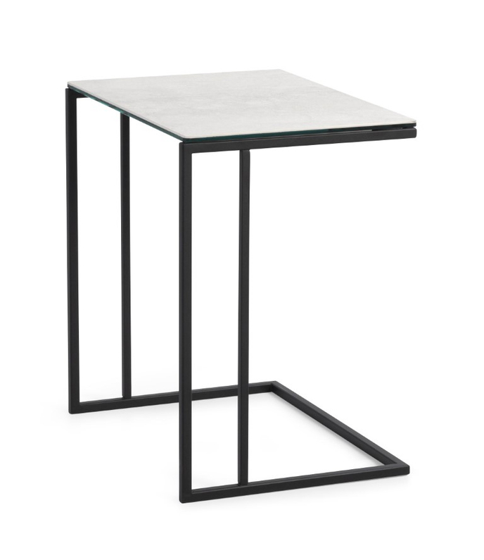 Montel Bijzettafel Edge Bianco