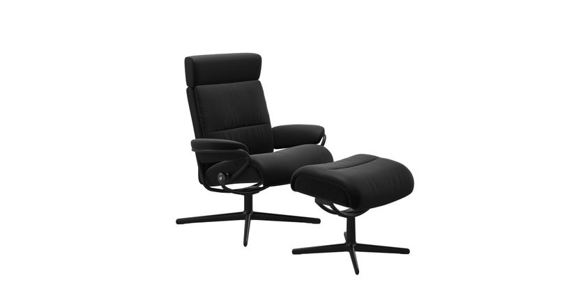 Stressless Relaxfauteuil Tokyo Cross + Hocker