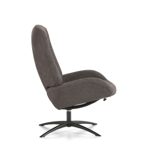 Montel Draaifauteuil+Hocker Shuffle Graphite