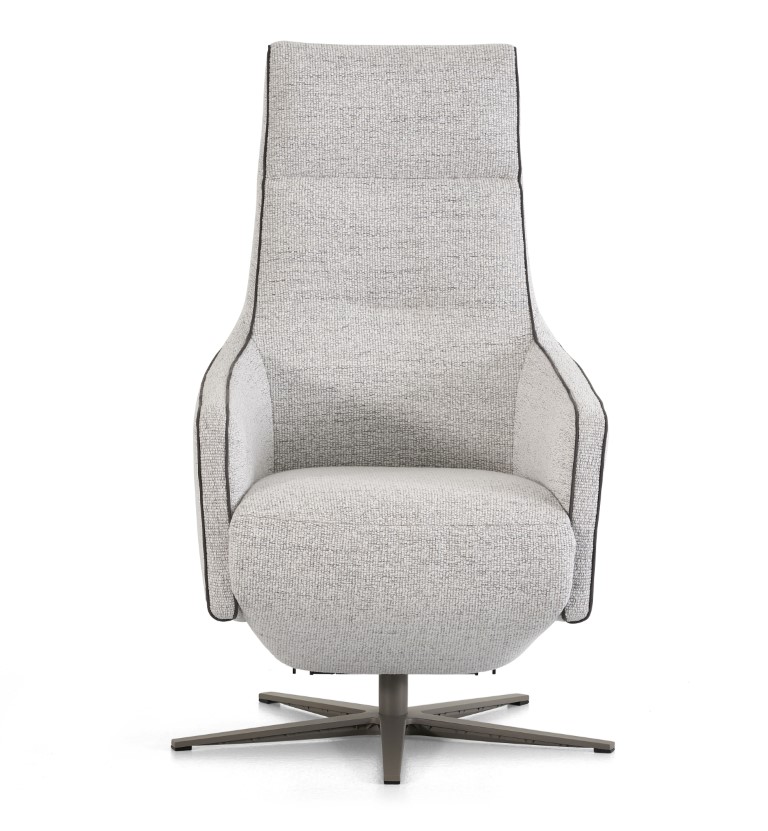 Montel Draai-relaxfauteuil Bliss Large White
