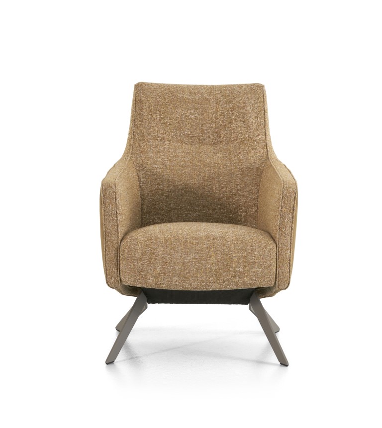Montel Fauteuil Bliss Laag Mosterd