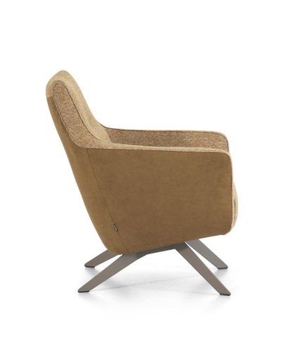 Montel Fauteuil Bliss Laag Mosterd