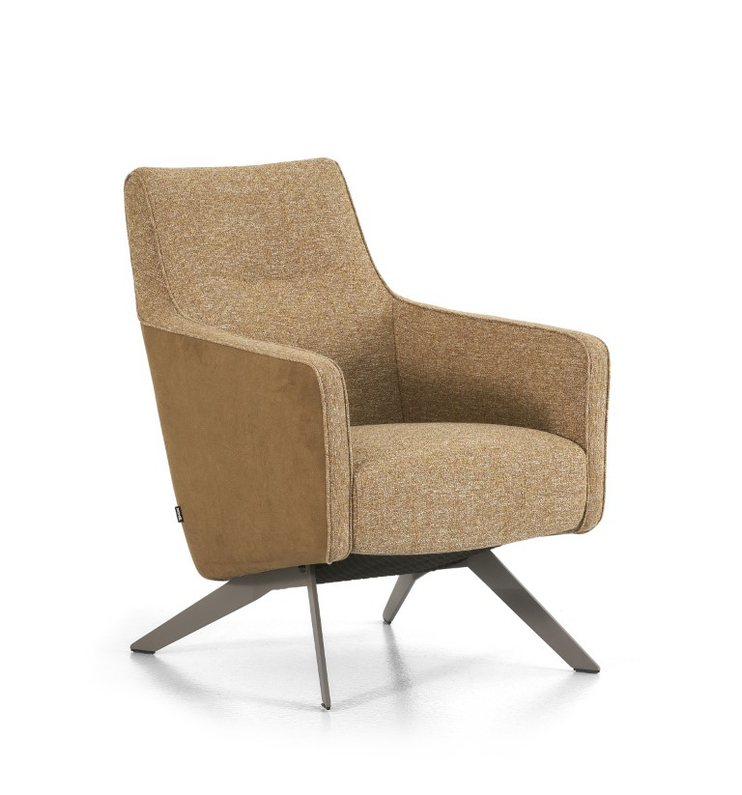 Montel Fauteuil Bliss Laag Mosterd