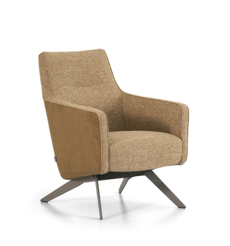 Montel Fauteuil Bliss Laag Mosterd