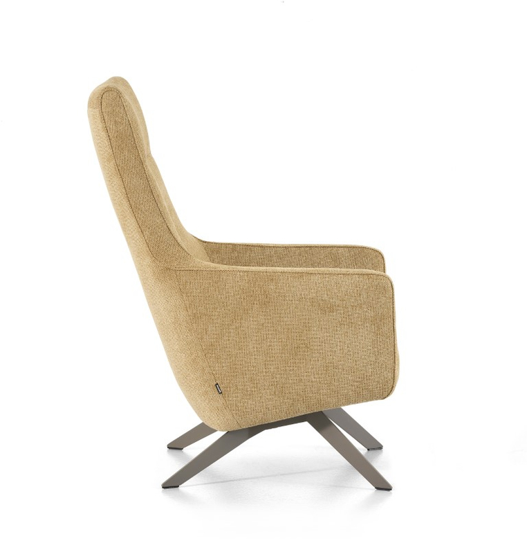 Montel Fauteuil Bliss Hoog Brass