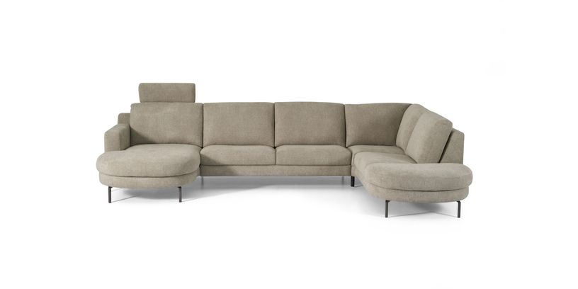 Montel Hoekbank Montelex Plus Torino Mushroom