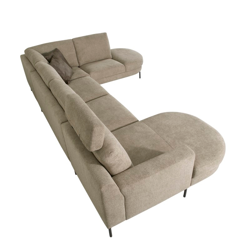 Montel Hoekbank Montelex Plus Torino Mushroom