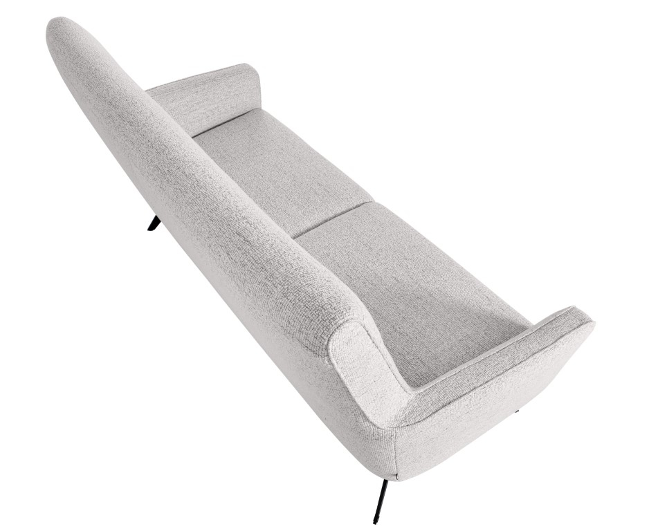 Montel Bank Bliss 2,5-zits Steel-White