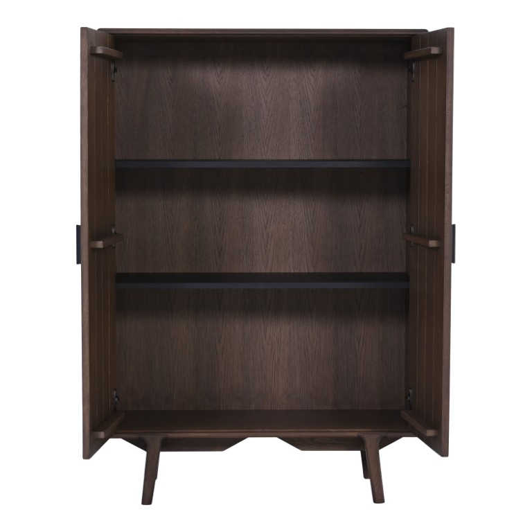 Bergkast Lorenzia Light Walnut Oak