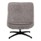 Draaifauteuil+Hocker Wendley Brown