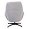 Draaifauteuil+Hocker Waylan Naturel