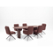 Montel Eettafel Contour Dark Tabacco