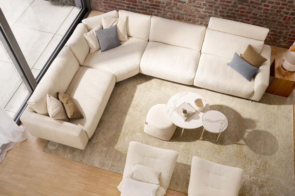 ROM1961 Hoekbank Cosmo Ecru