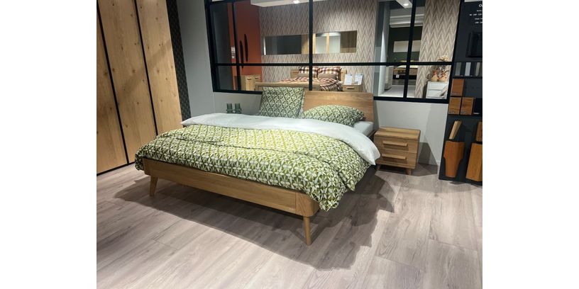 (Showroommodel) Bed Oak Bianco