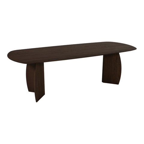 Dyyk Tafel Eiken Deens Ovaal Tabacco Dark