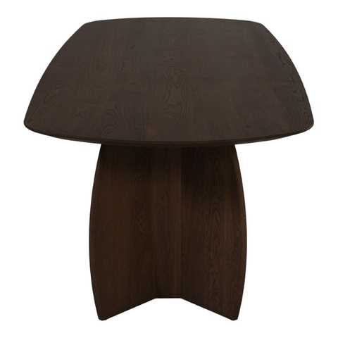 Dyyk Tafel Eiken Deens Ovaal Tabacco Dark