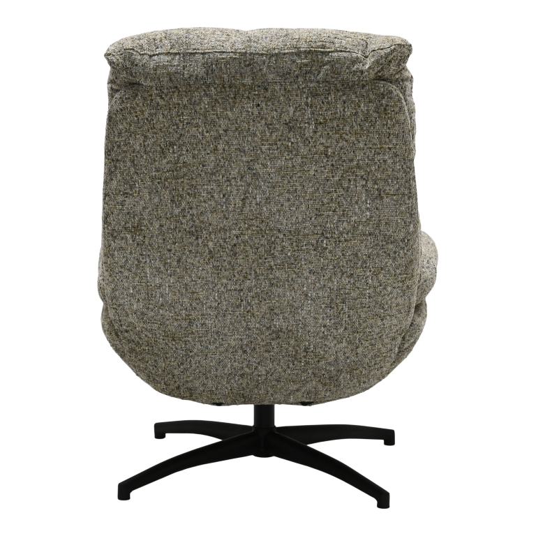 Draaifauteuil Met Hocker Waylinn Taupe