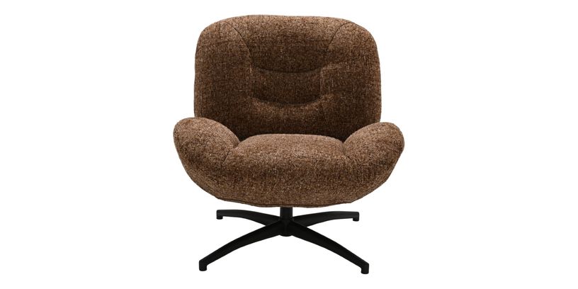 Draaifauteuil Waynona Brique