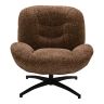 Draaifauteuil Waynona Brique
