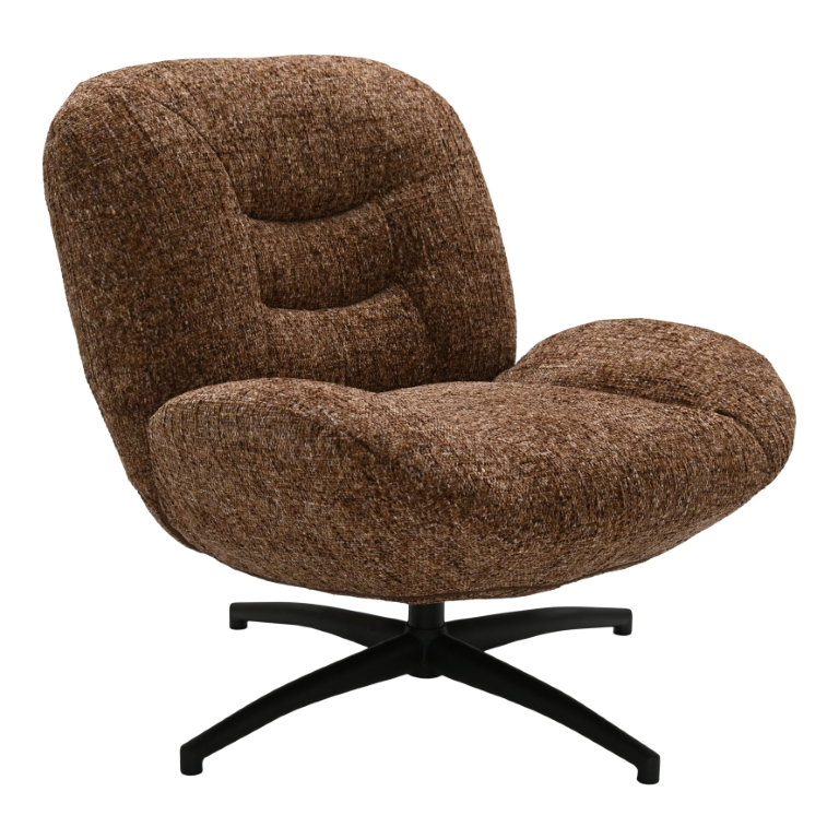 Draaifauteuil Waynona Brique