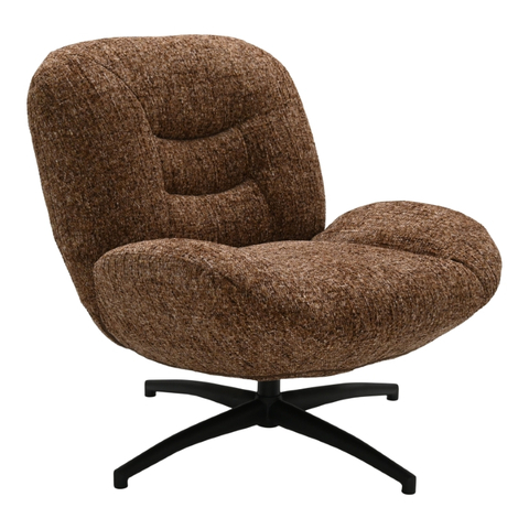 Draaifauteuil Waynona Brique