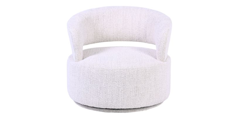 Draaifauteuil Odetta Ecru