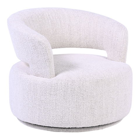 Draaifauteuil Odetta Ecru