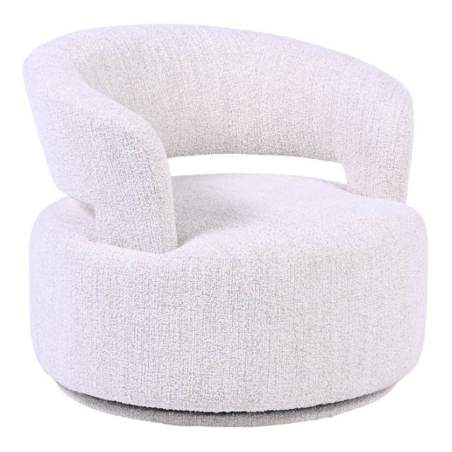 Draaifauteuil Odetta Ecru
