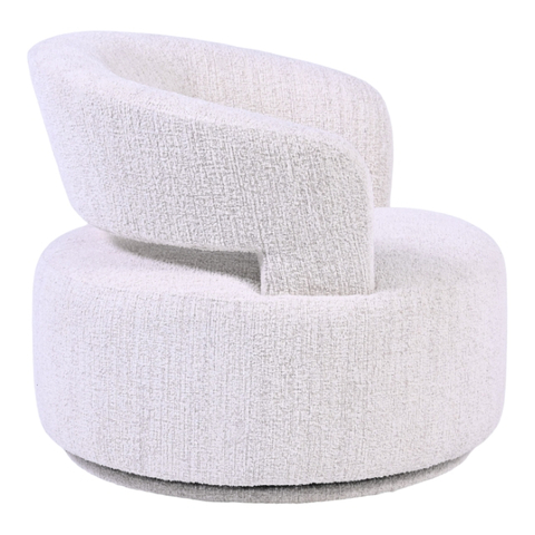 Draaifauteuil Odetta Ecru
