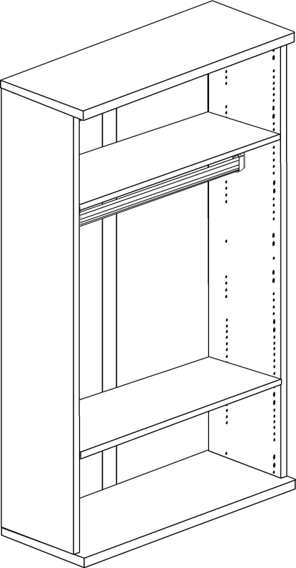 Kledingkast Jazz 2-deurs