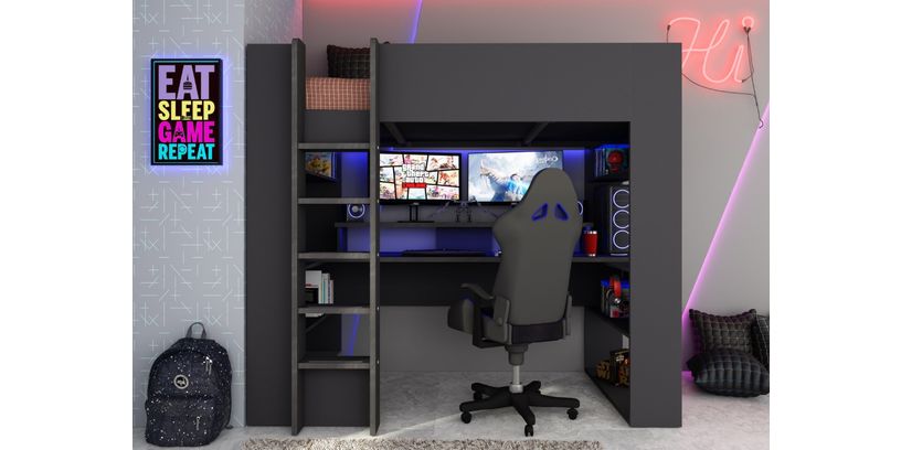 Hoogslaper Cube 90x200 