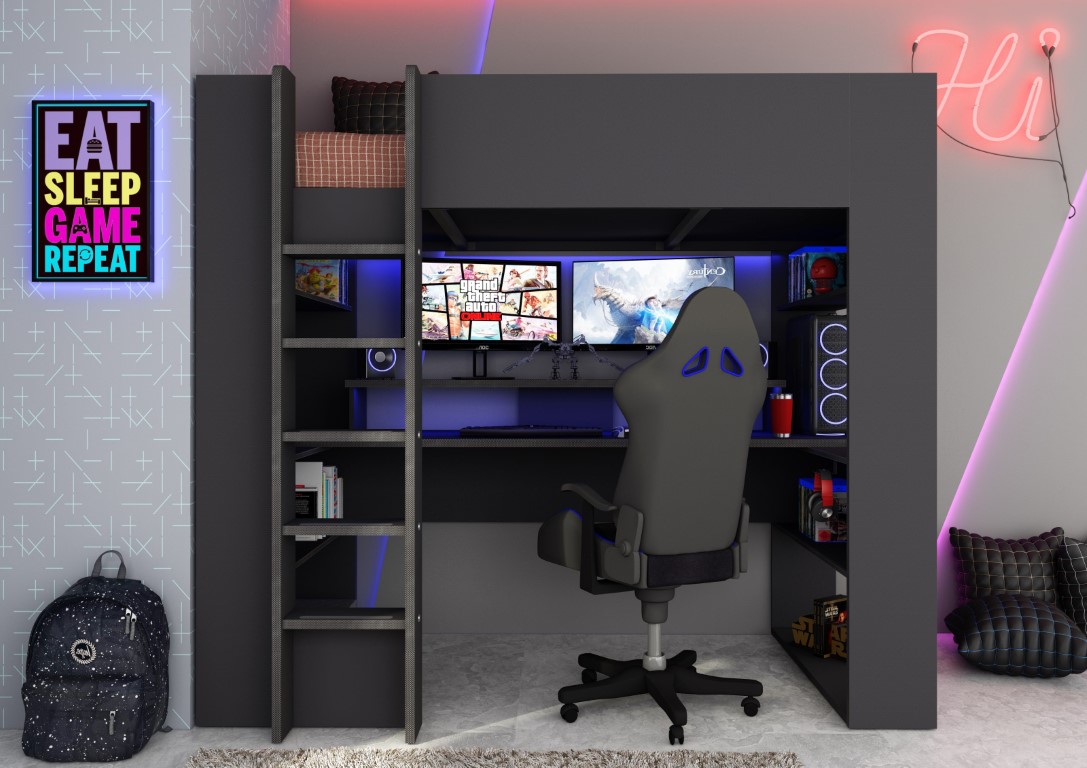 Hoogslaper Cube 90x200 