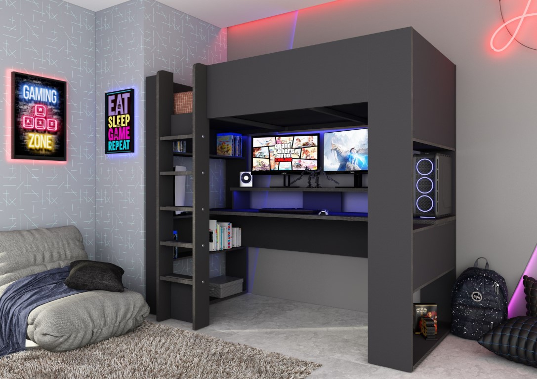 Hoogslaper Cube 90x200 