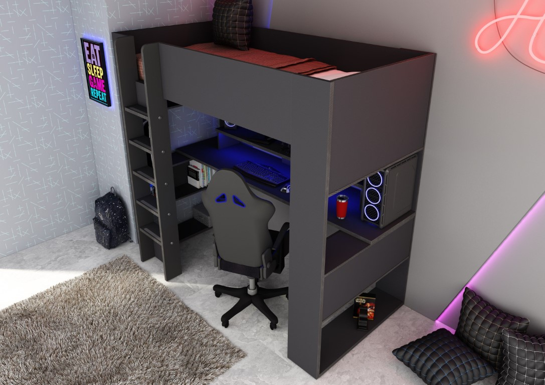 Hoogslaper Cube 90x200 