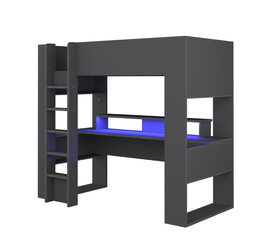 Hoogslaper Cube 90x200 