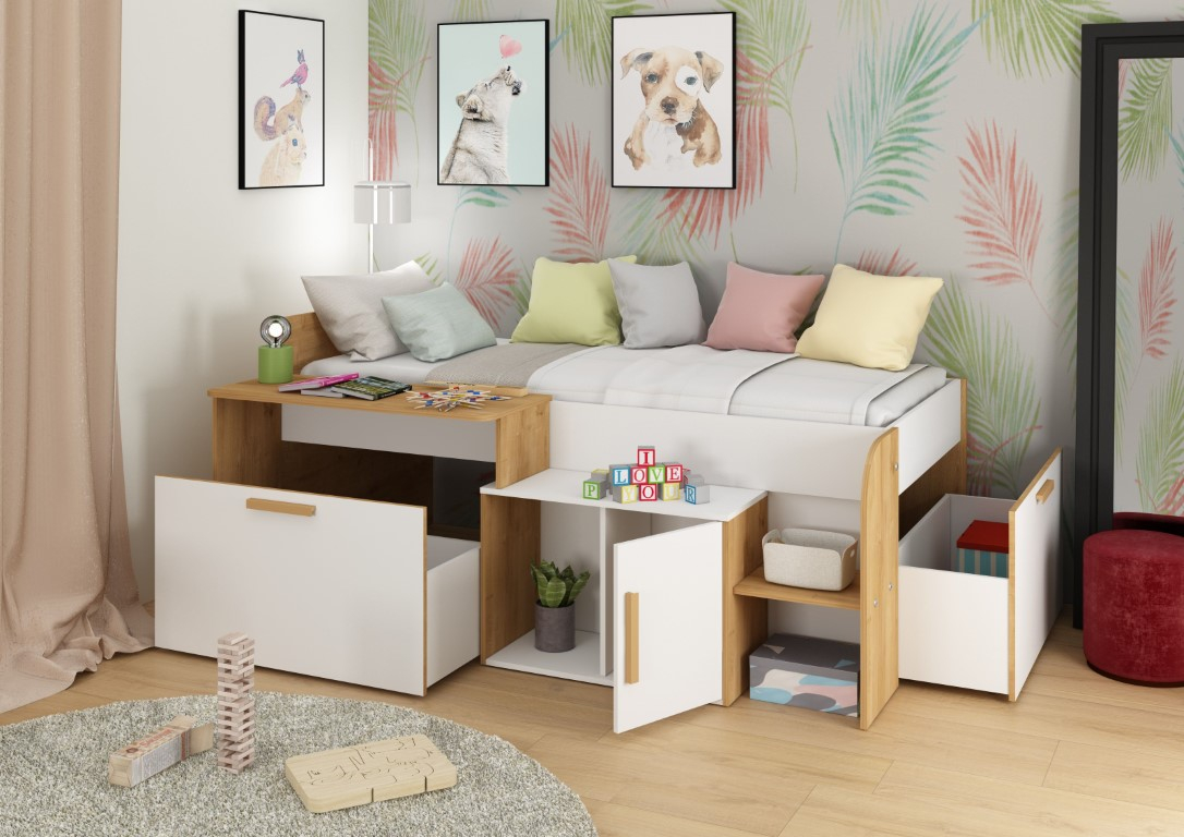 Kajuitbed Sacha 90x200