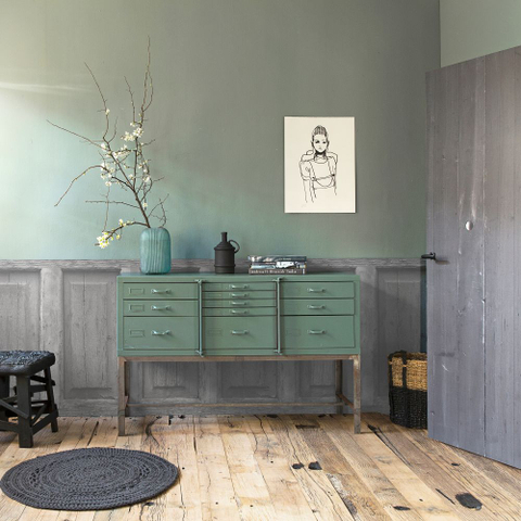 Behang Vtwonen Digitaal Grey Border 4-baans