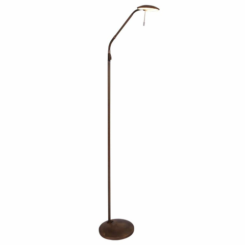 Vloerlamp Zenith LED Bruin