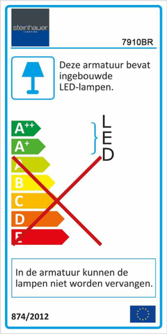 Vloerlamp Zenith LED Bruin