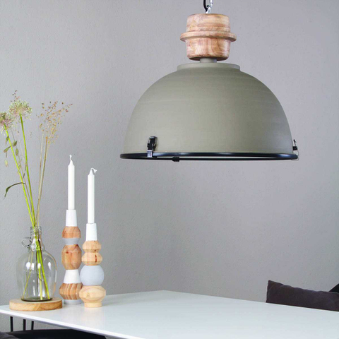 Hanglamp Bikkel Grijs